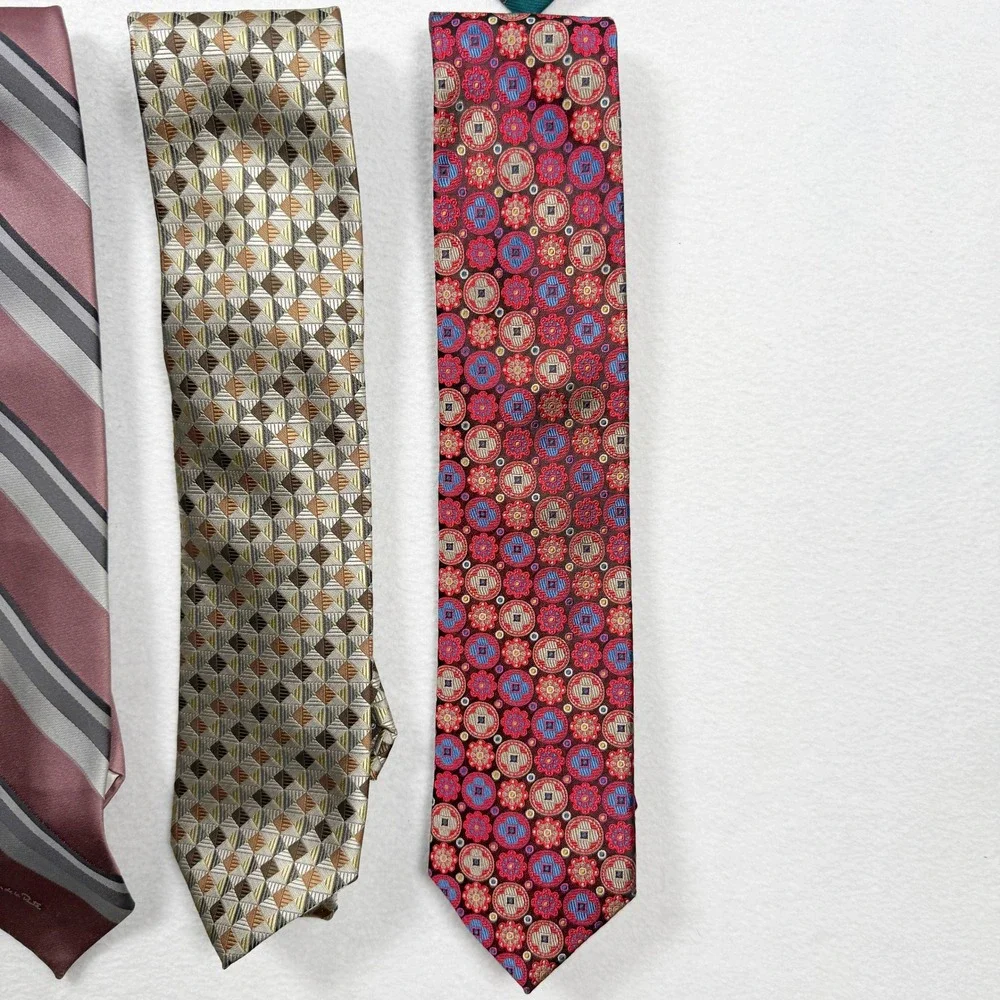 Vintage‎ Designer Ties (Lot of 10 ) - Givenchy Dior YSL Steffano Ricci Valentino
